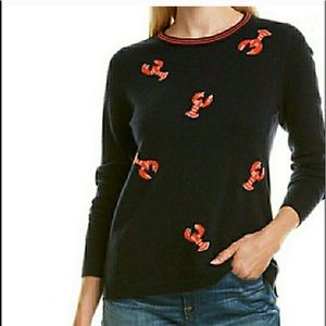 NWT J Crew Cashmere Lobster Sweater